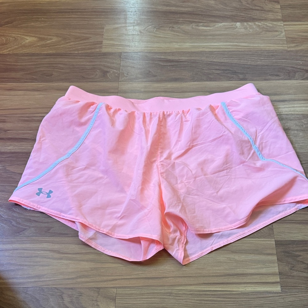 Under Armour Soft Pink Women's Athletic Shorts